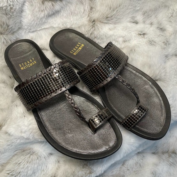 Stuart Weitzman Caliph Sandals Size 5.5 - Picture 6 of 9